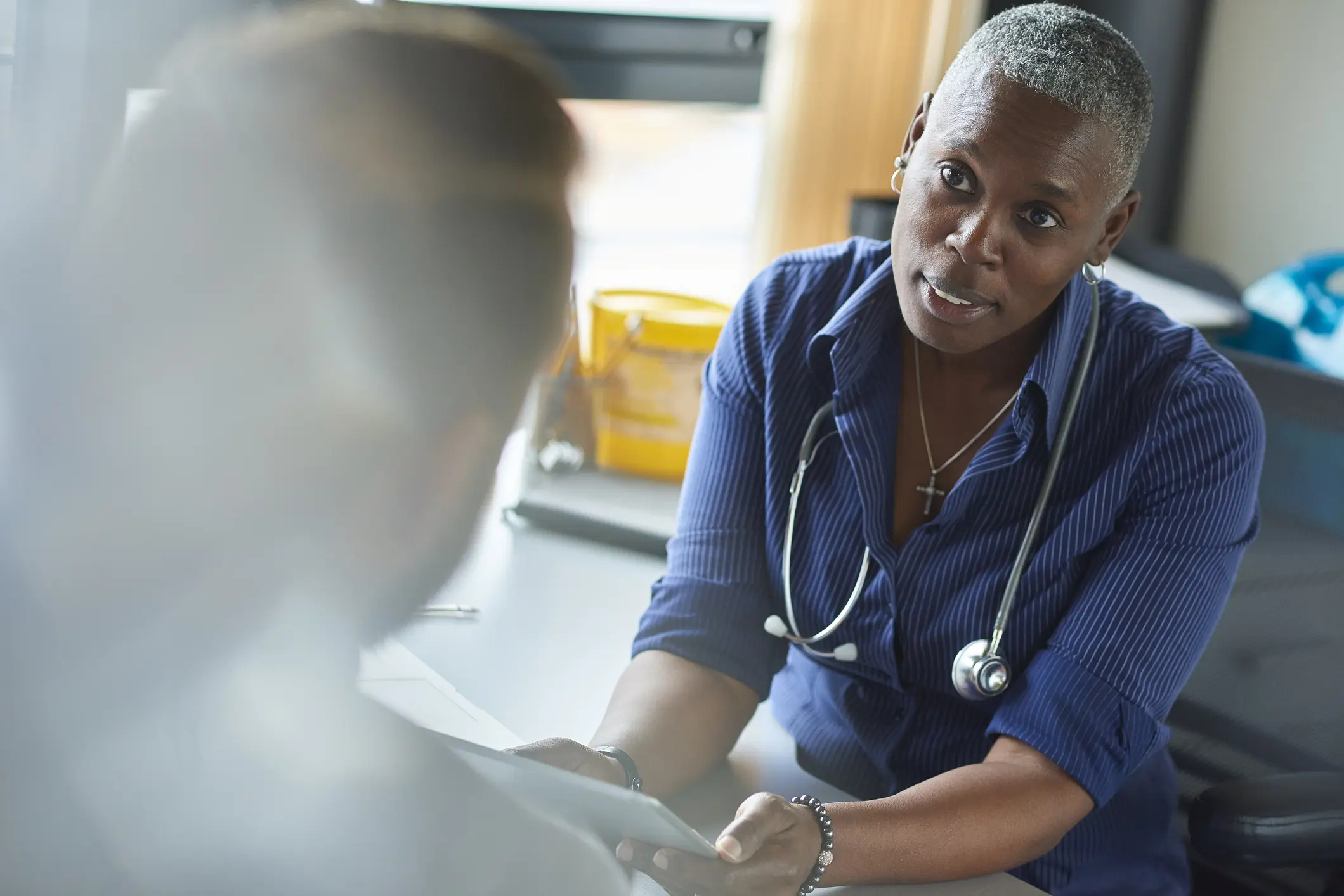 medical consultation with female doctor